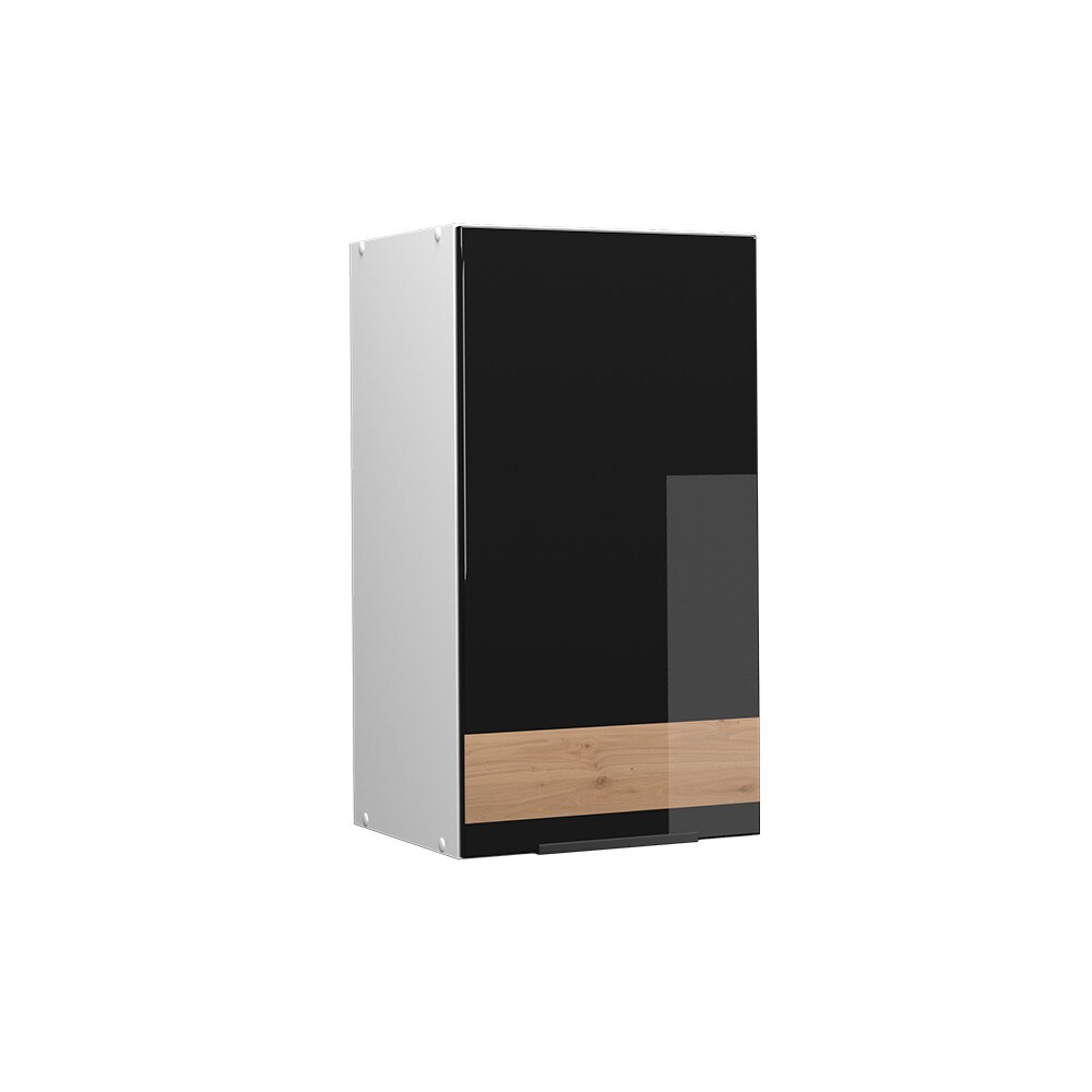 Vicco Hängeschrank Küchenschrank Küchenmöbel Fame-Line Weiß Schwarz Eiche 40 cm modern Hochglanz