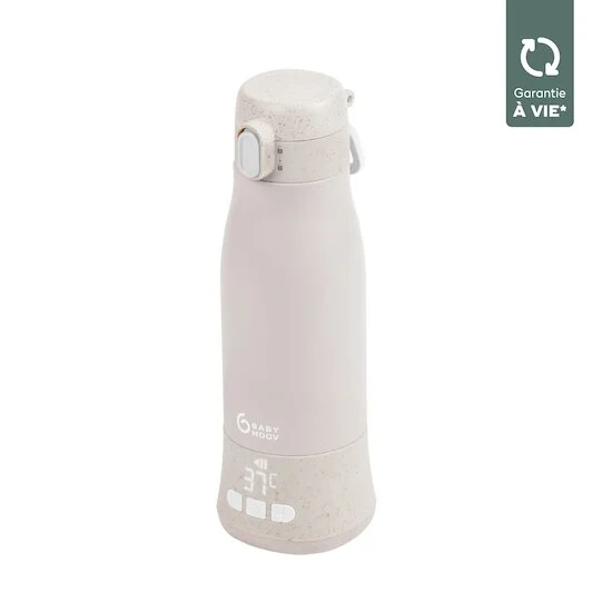 Chauffe-biberon nomade MOOV & FEED   Beige        de               Babymoov