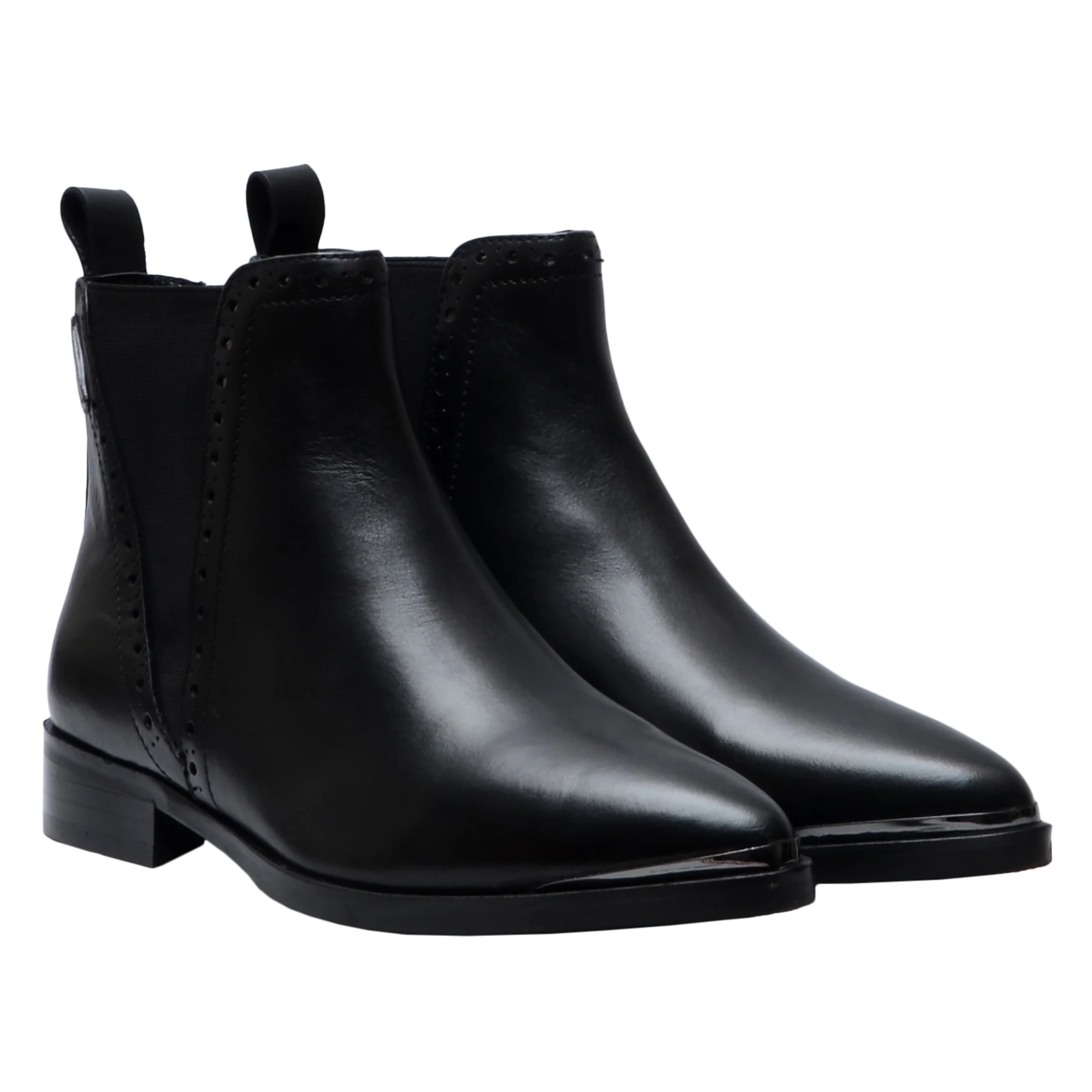 Bottines en cuir Zoelie | Noir