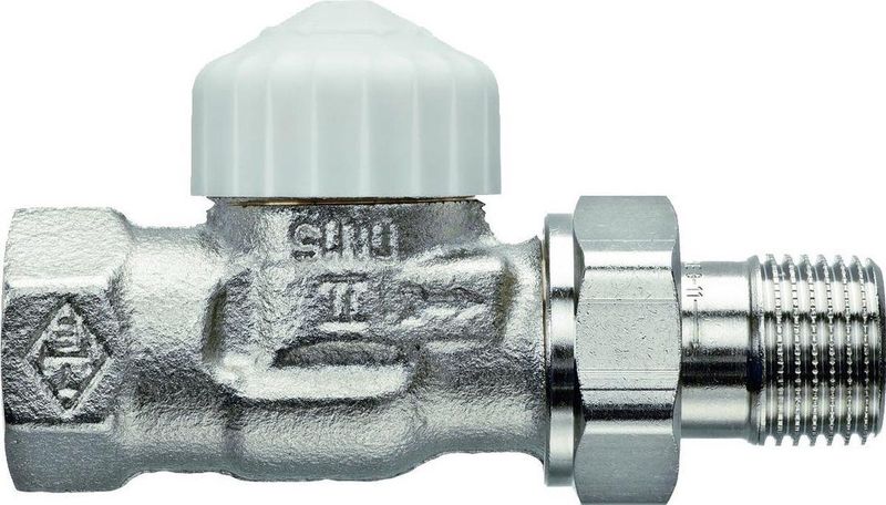 Heimeier - V-Exact II - Thermostaatkraan - Wit - Brons