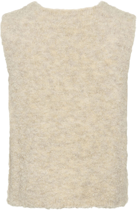 Soaked in Luxury SLVenessa Vest Oatmeal melange