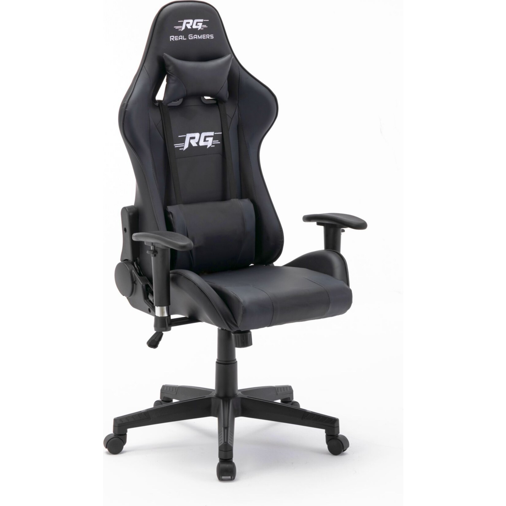 Gaming Computerstuhl Real Gamers Pro schwarz Bürostuhl Drehstuhl Gamer Sessel