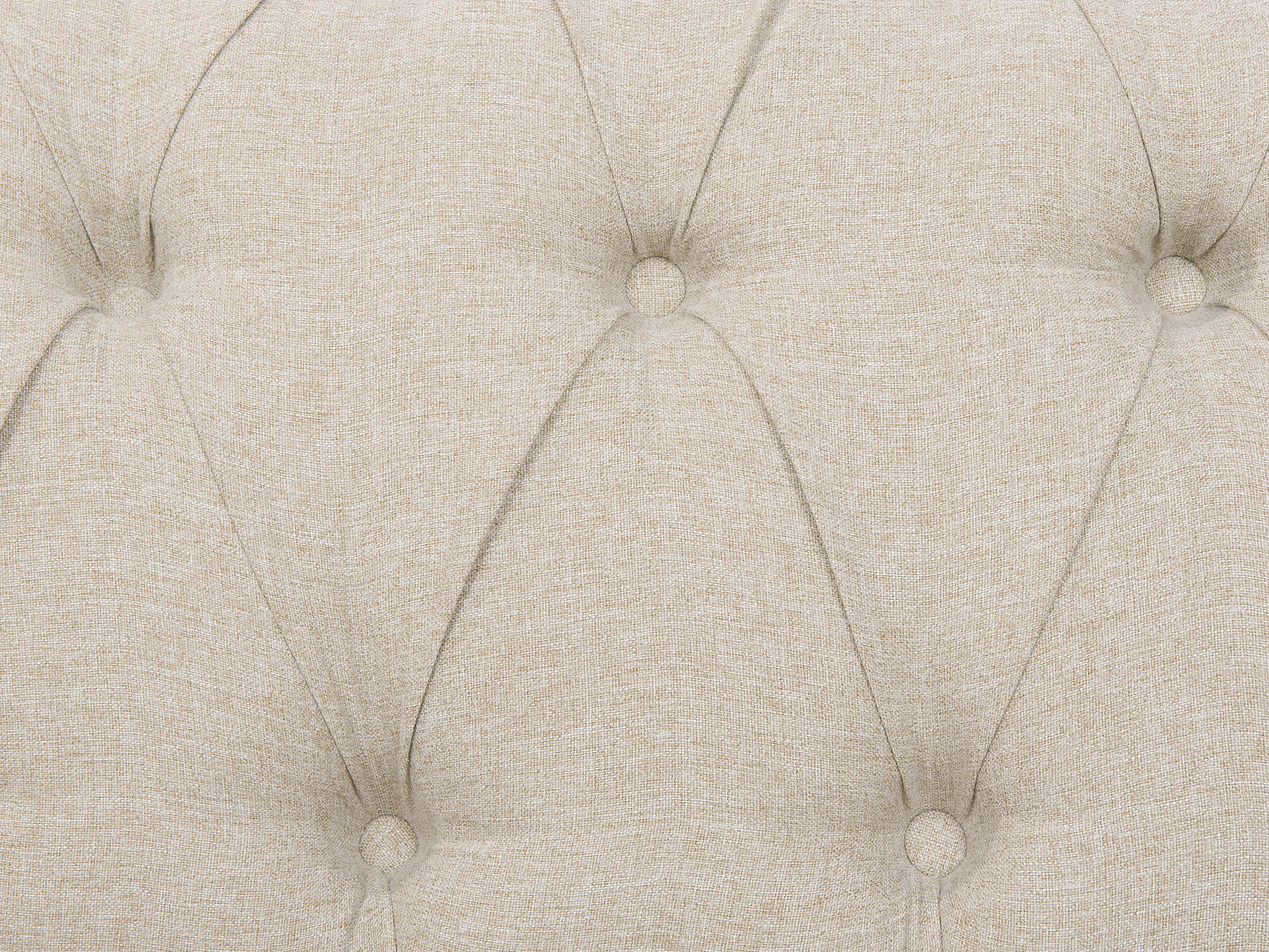 Bank 3-zits CHESTERFIELD Stof Beige