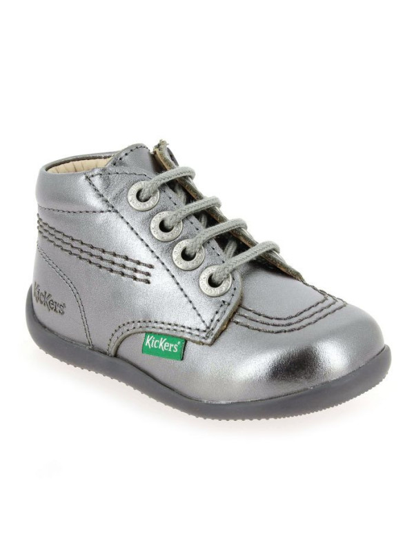 Bottines Billyzip Argent Métallisé - Kickers