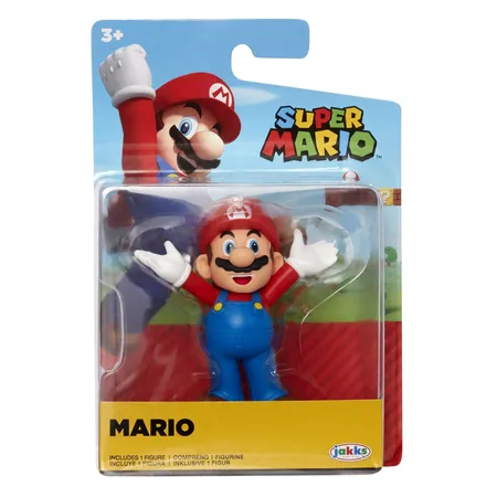 Jakks Pacific Super Mario - Mario, 6 cm