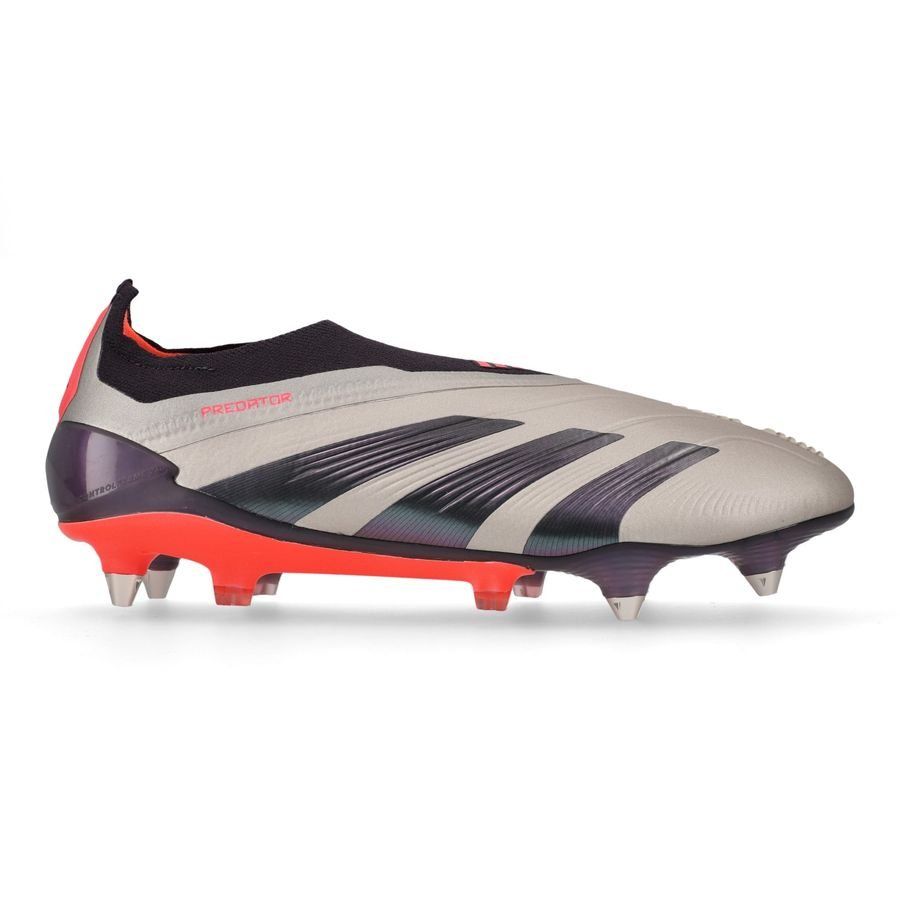 adidas Predator Elite Laceless SG Vivid Horizon - Argenté/Aurora Black/Turbo