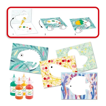 Djeco Bastelpackung Kleiner Kleckerspaß