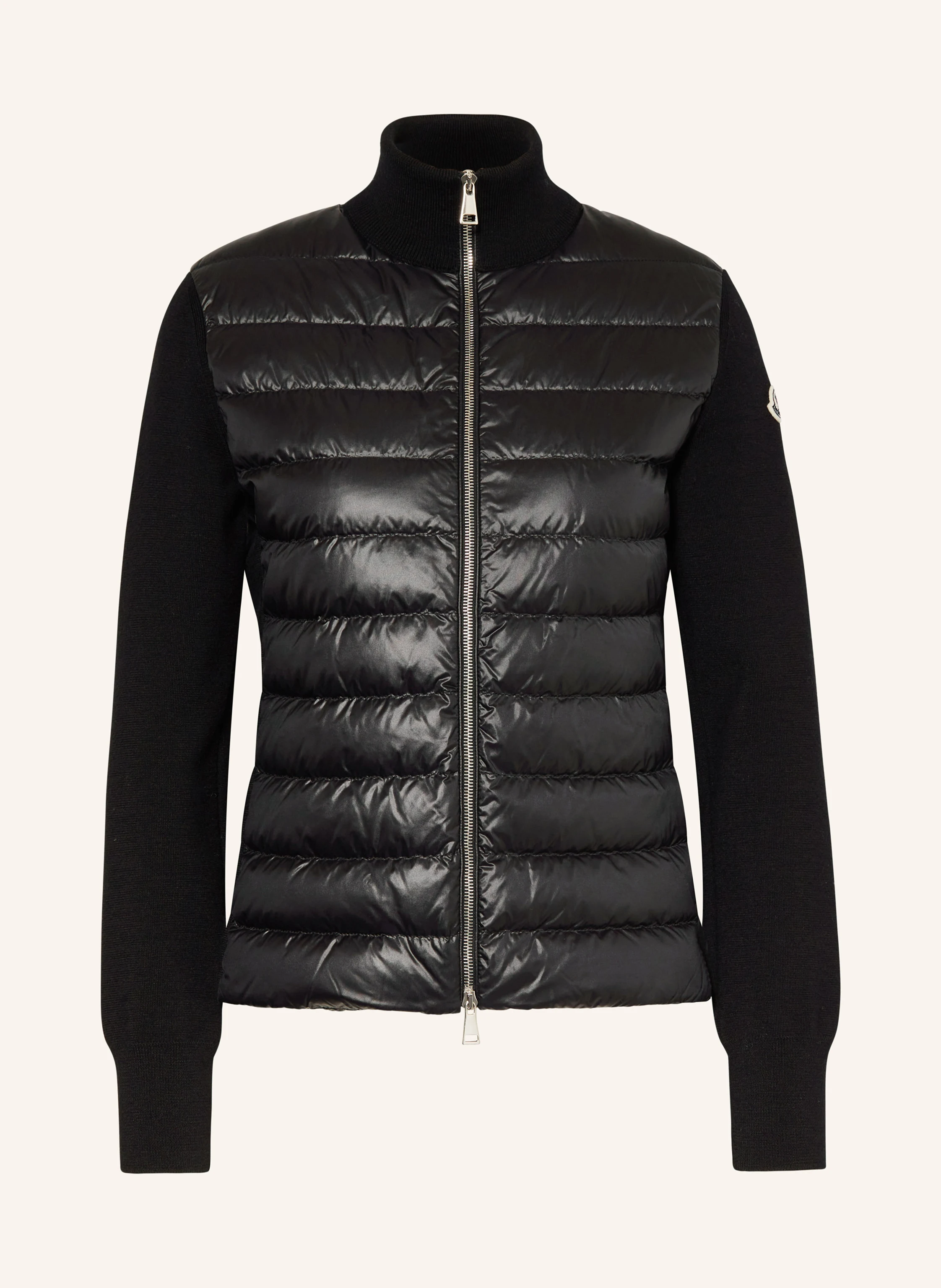 MONCLER Daunenjacke im Materialmix