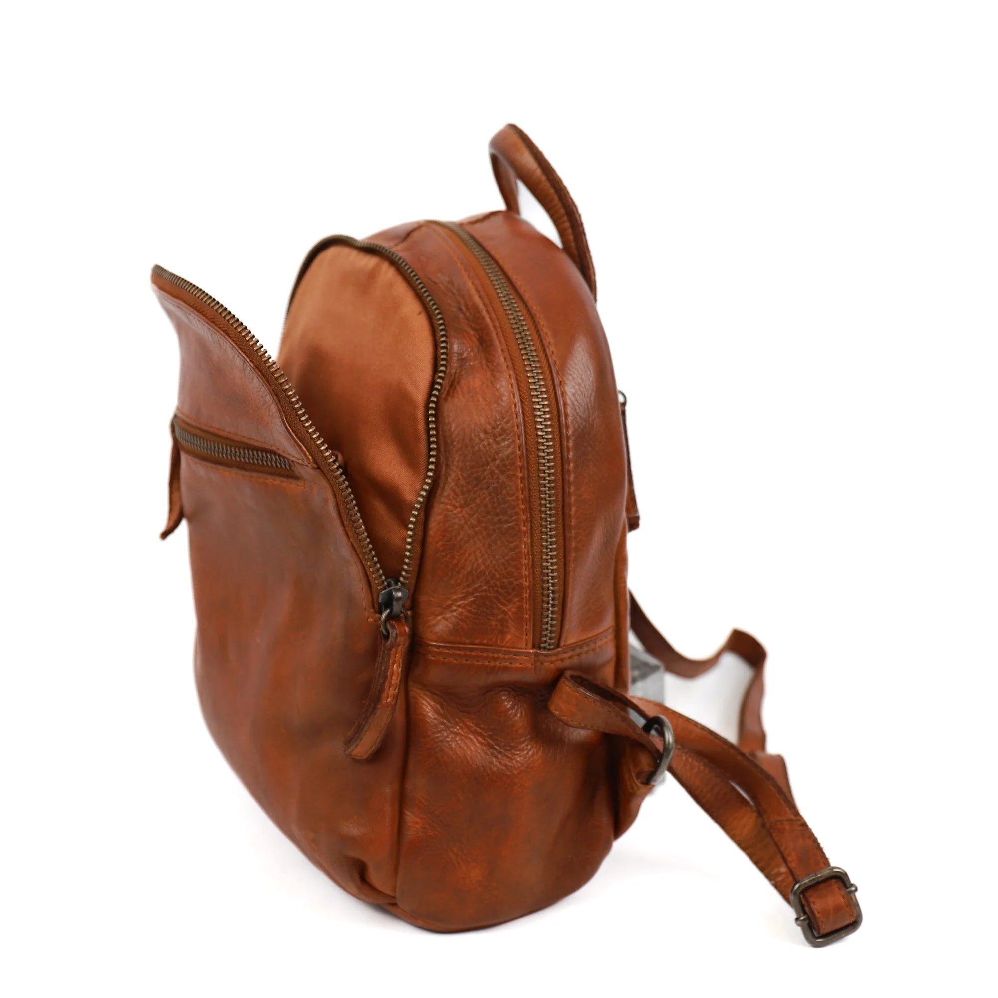 Bear Design Cow Lavato Rugzakje Kim Cognac CL44360