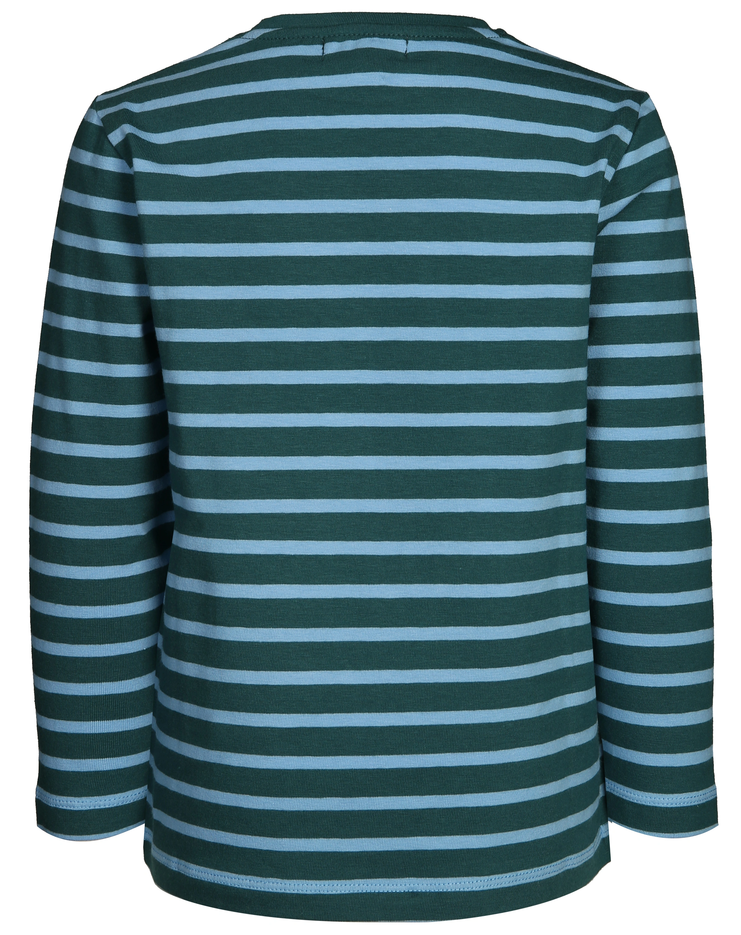 Langarmshirt WHATEVER gestreift in hellblau/dunkelgrün