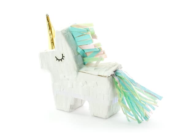 Mini enhjørning pinata - Enhjørning