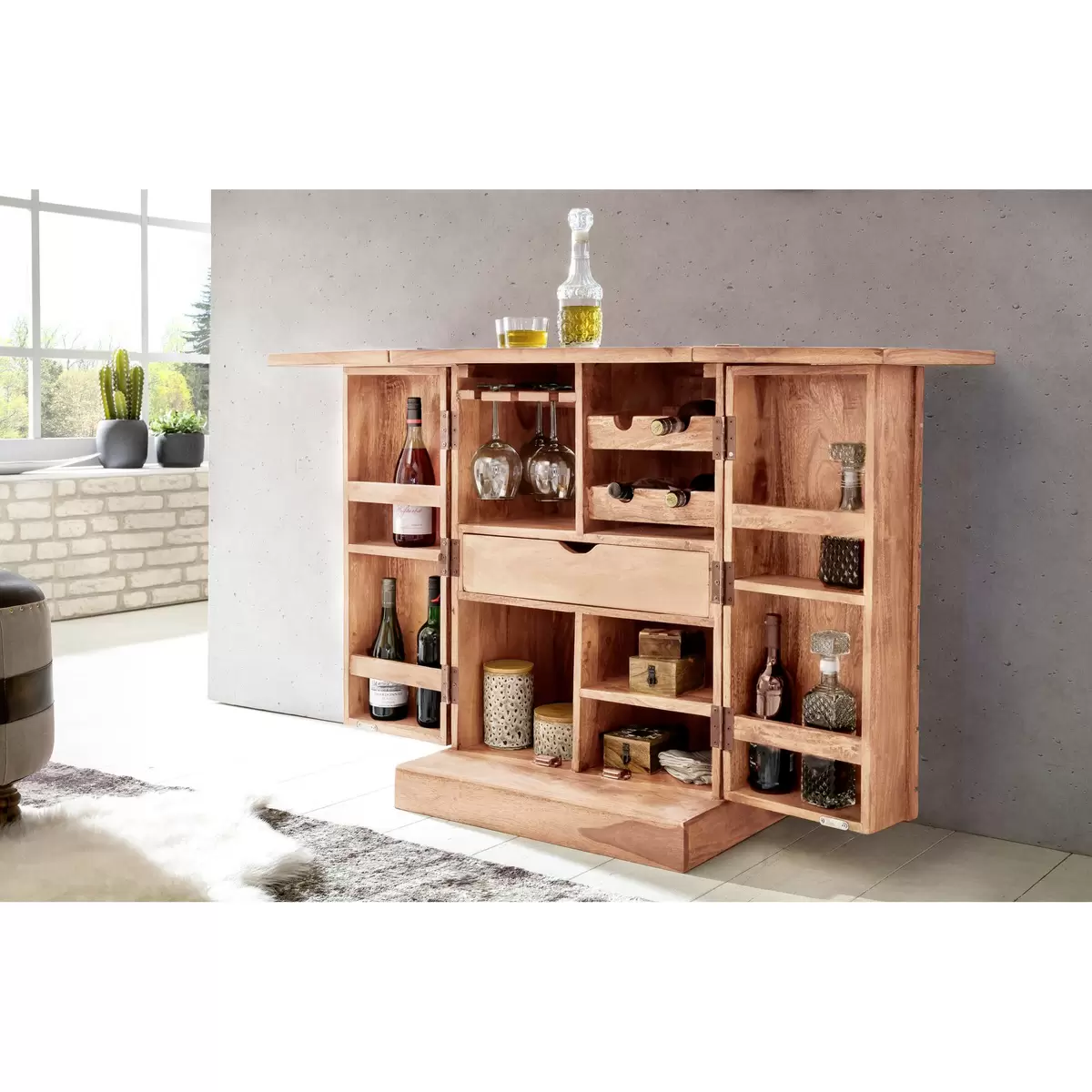 Hausbar Alvega Braun