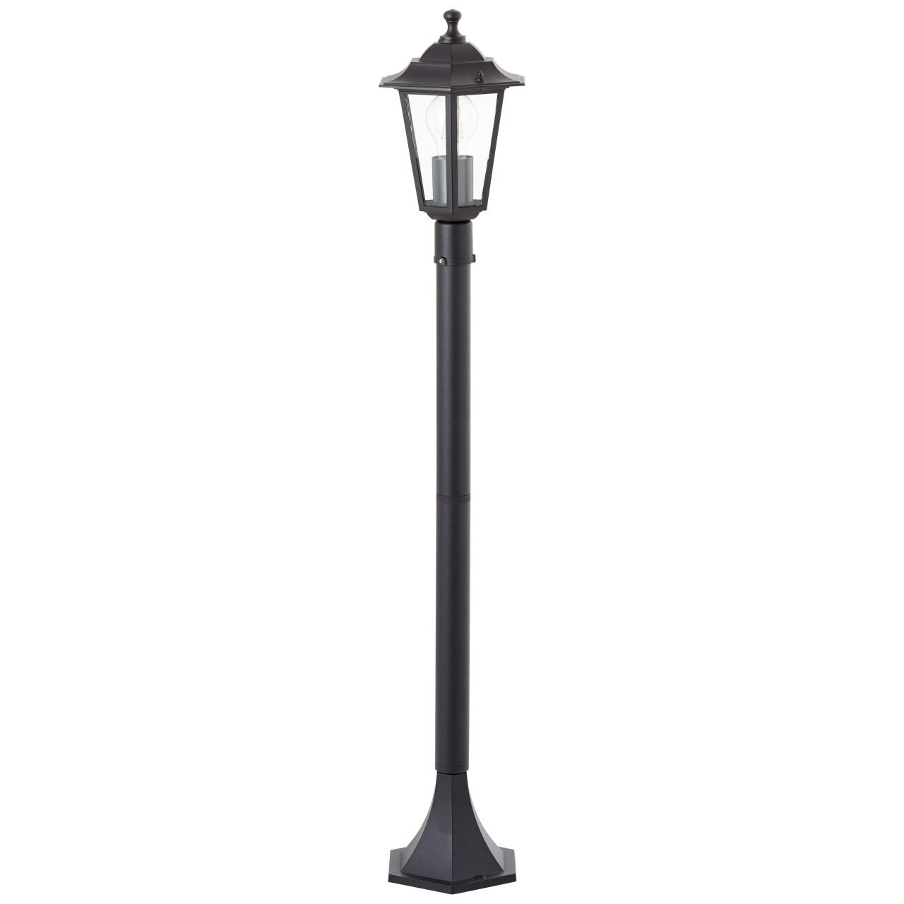 BRILLIANT Carleen Außenstandleuchte 100cm schwarz | 1x A60, E27, 60W, geeignet für Normallampen (nicht enthalten)