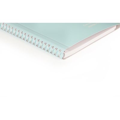 Clairefontaine Koverbook - Cahier polypro A5 - 160 pages - petits carreaux (5x5 mm) - disponible dans différentes couleurs pastels