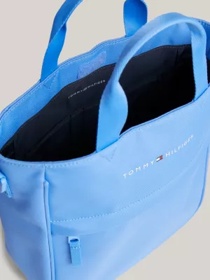 Bolsa de ombro infantil essencial com alça e logotipo
