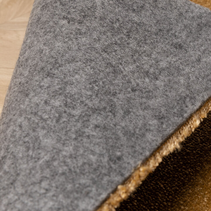 Rond wasbaar vloerkleed - Clean Goud