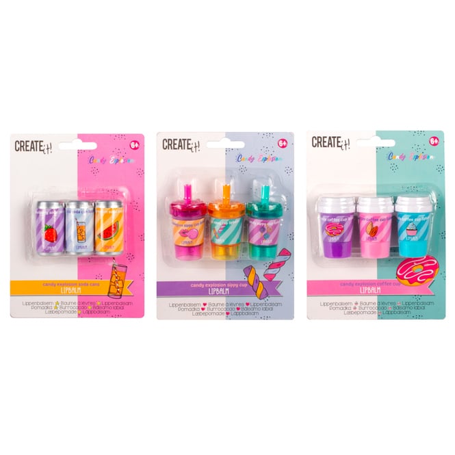 CREATE it! - Candy Explosion - 3er Set Lippenbalsam - 1 Stück