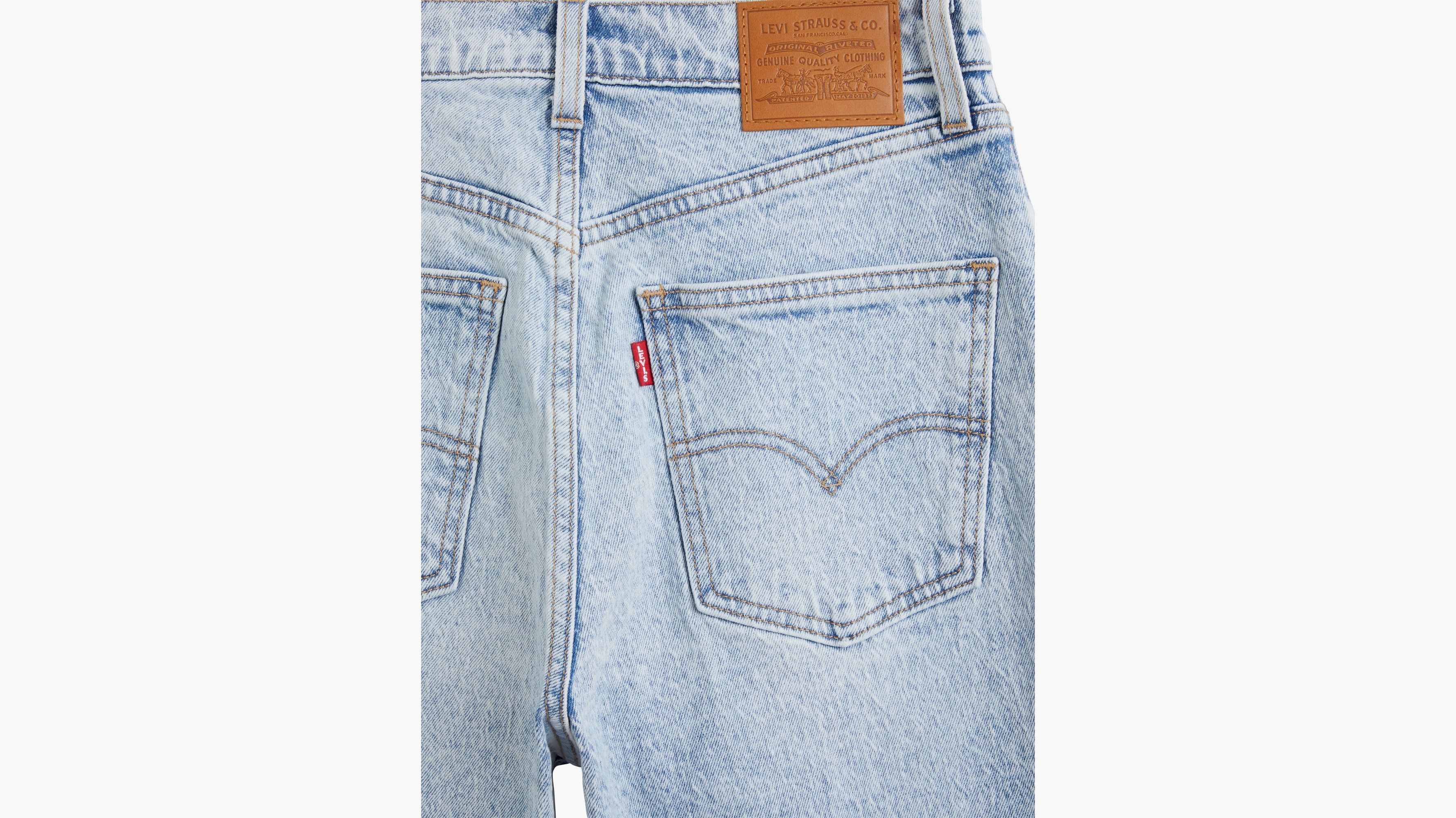 Jean ’70 Haut Slim Droit - Light Indigo Worn In - Bleu
