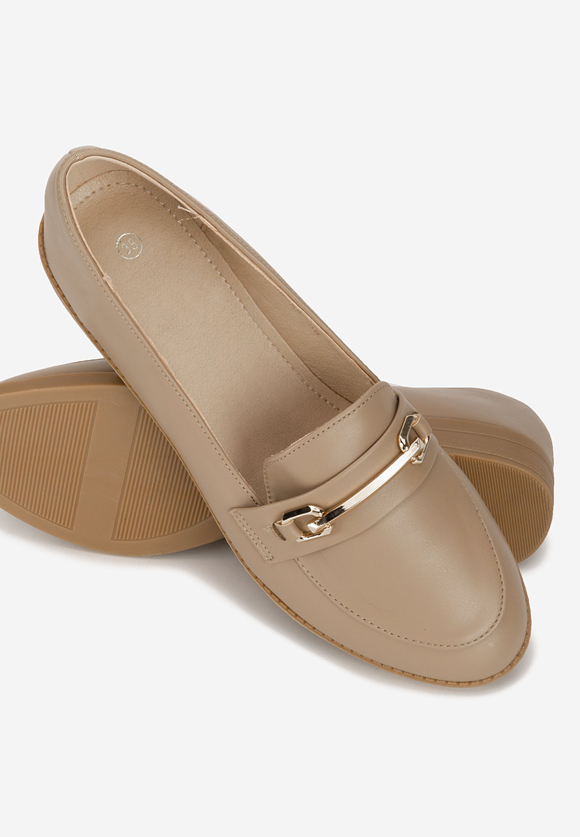 Mocassins femme kaki Xeniania