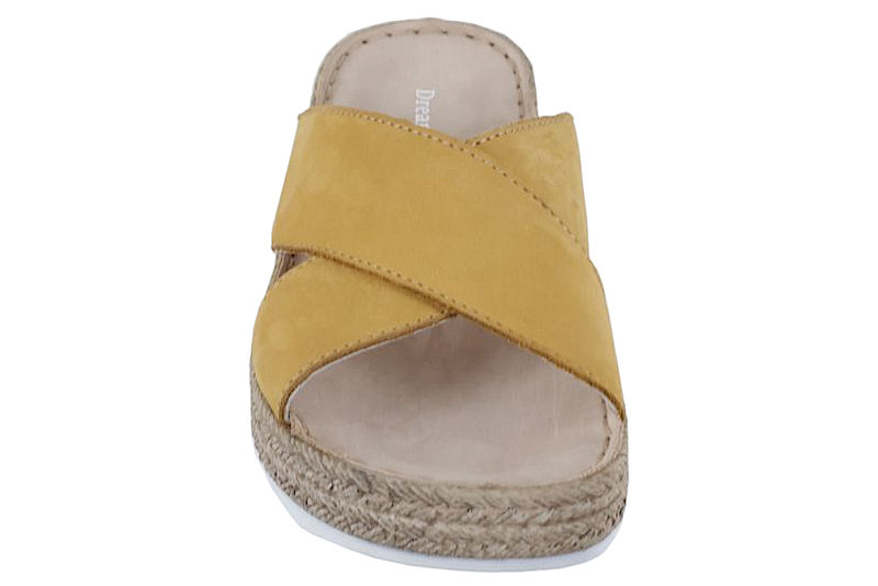 COPENHAGEN SHOES SLENTERS I GUL NUBUCK
