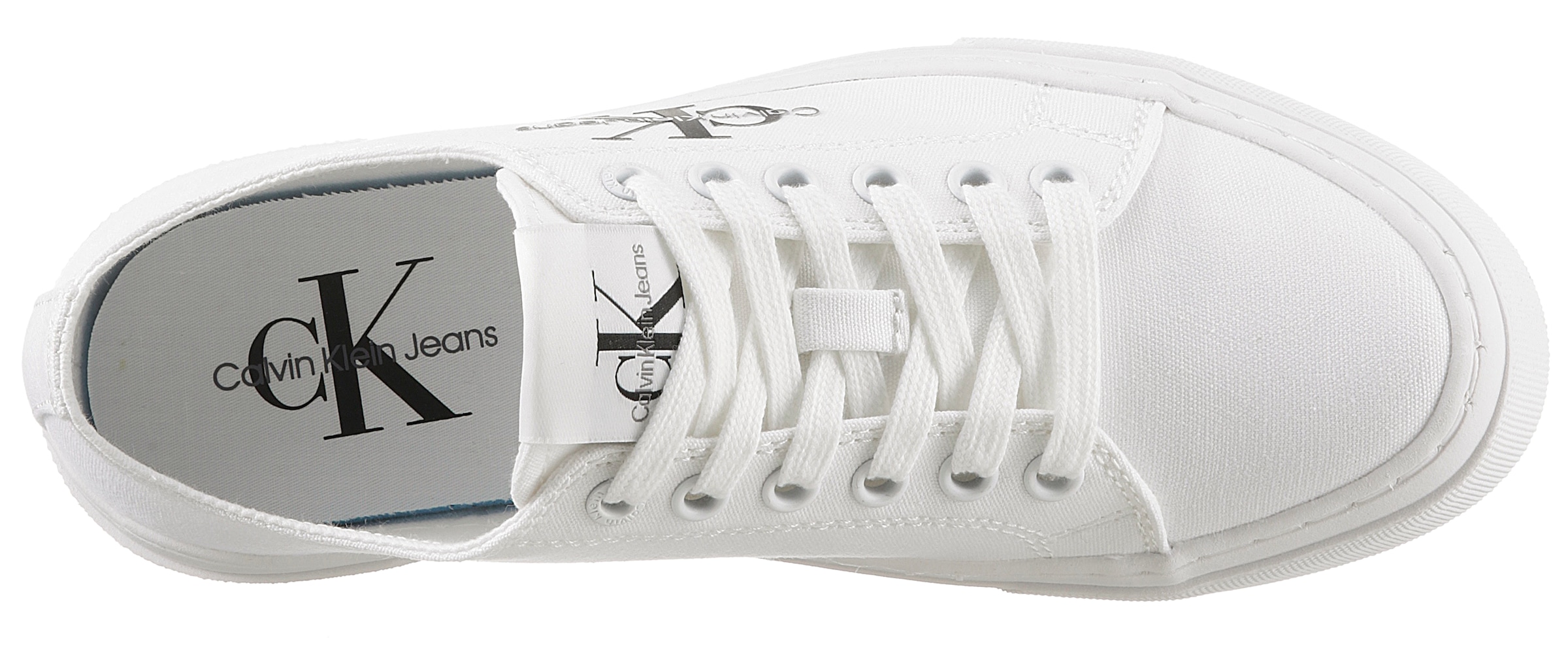 Calvin Klein Jeans Plateausneaker »JENNA 19T *I«  mit Logoschriftzug, Freizeitschuh, Halbschuh, Schnürschuh