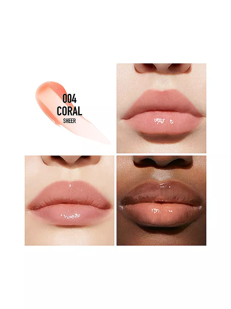 DIOR Lipgloss - Dior Addict Lip Maximizer ( 004 Coral ))  orange