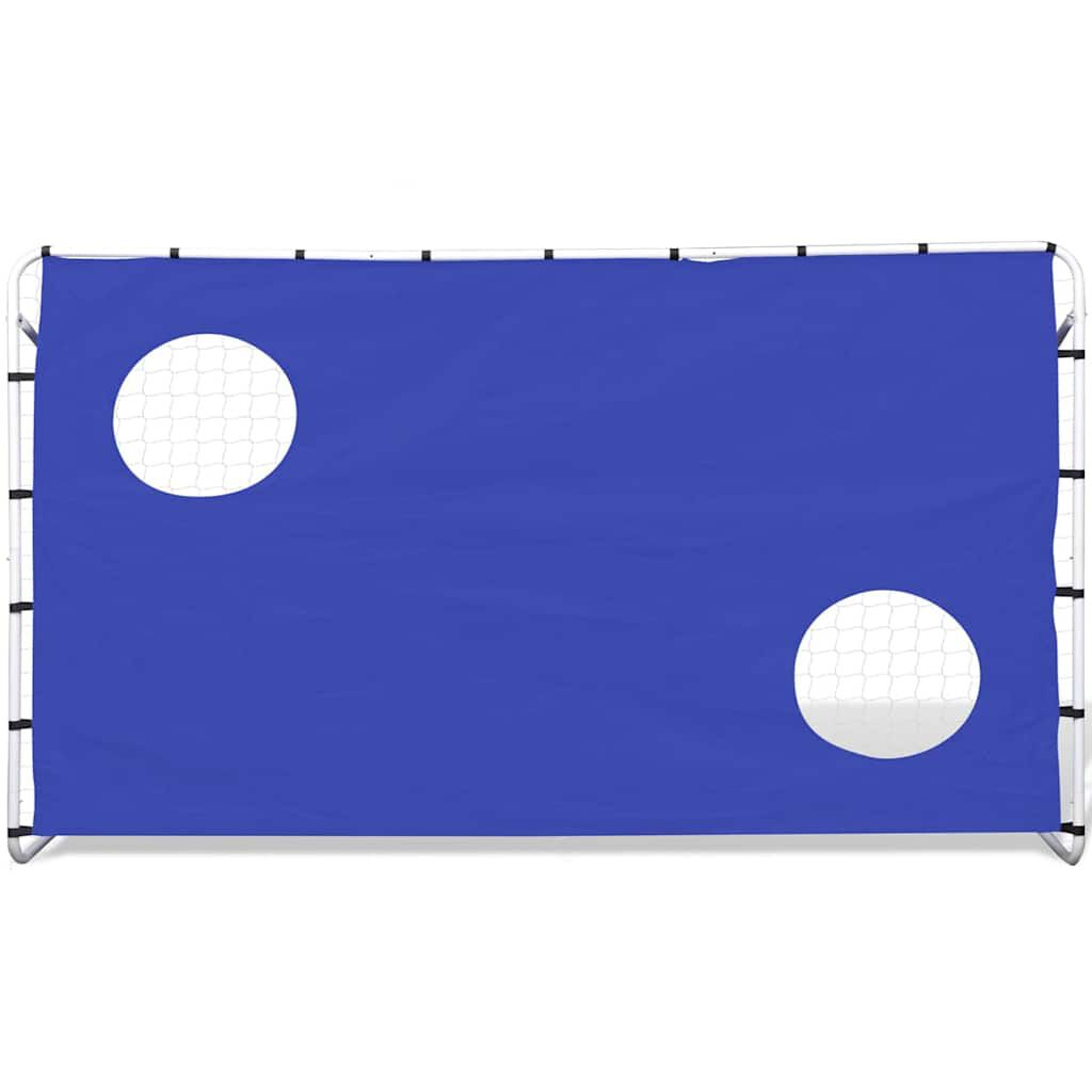 vidaXL Voetbaldoel met richtpaneel 240x92x150 cm