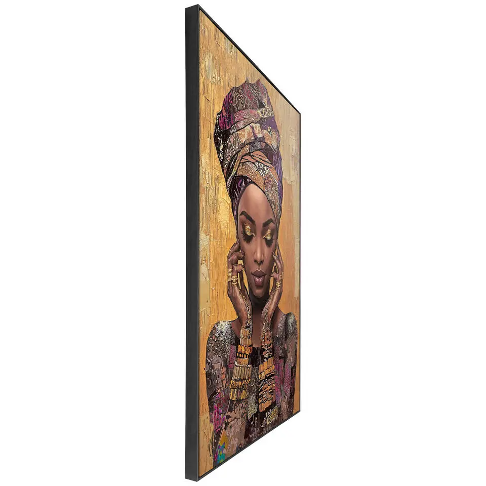 Schilderij vrouw warm FCL - 118x70 cm