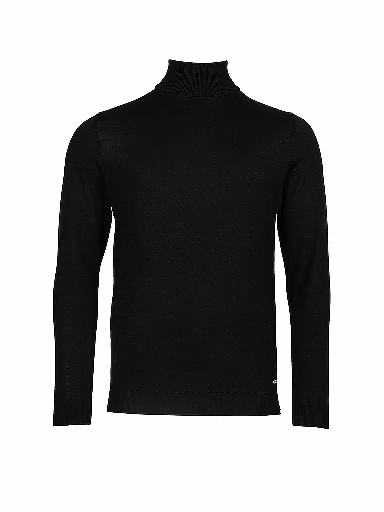 ROY ROBSON Rollkragenpullover schwarz