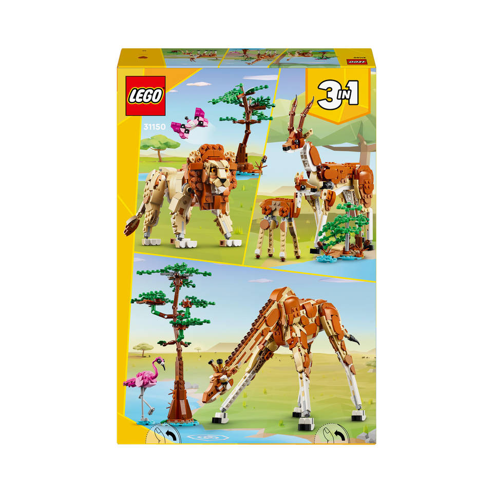 LEGO Creator 3-in-1 safaridieren 31150