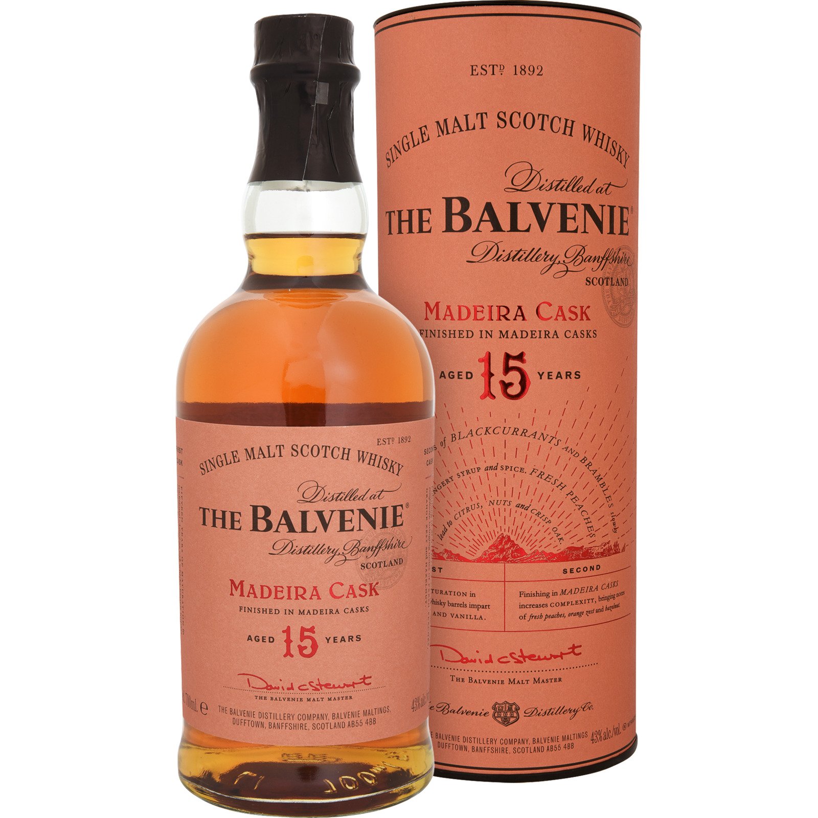Balvenie Madeira Cask 15 Year Single Malt Whisky 70 cl