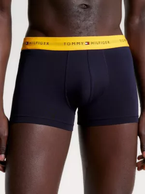 Conjunto com 3 Cuecas Boxer com Cós Elástico e Logo Essencial