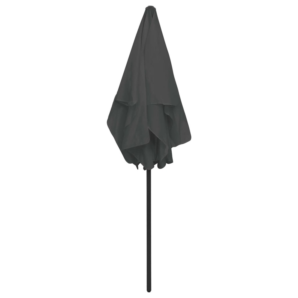 Parasol de plage 180 x 120 cm anthracite