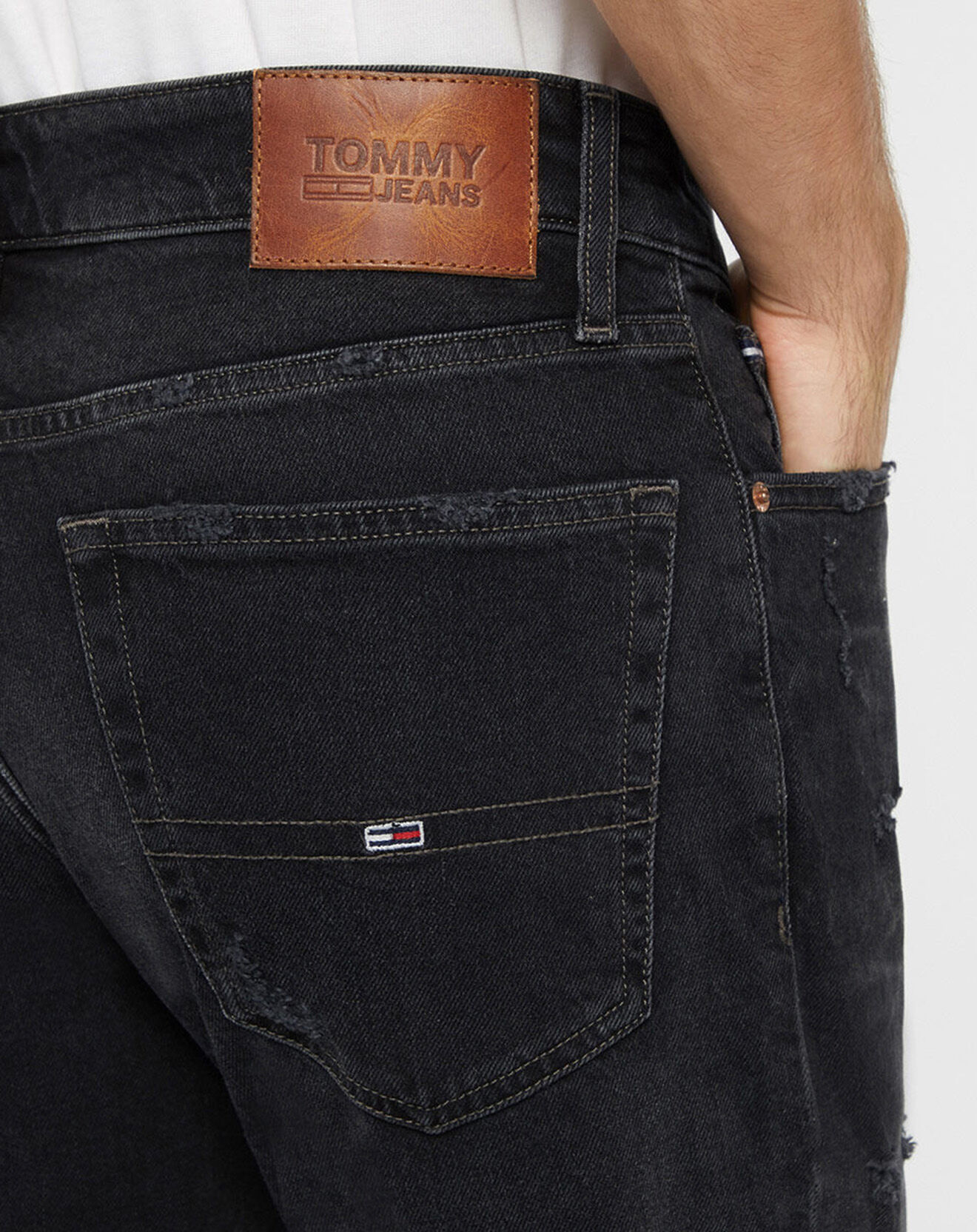 Tommy Jeans Jean Slim Scanton noir