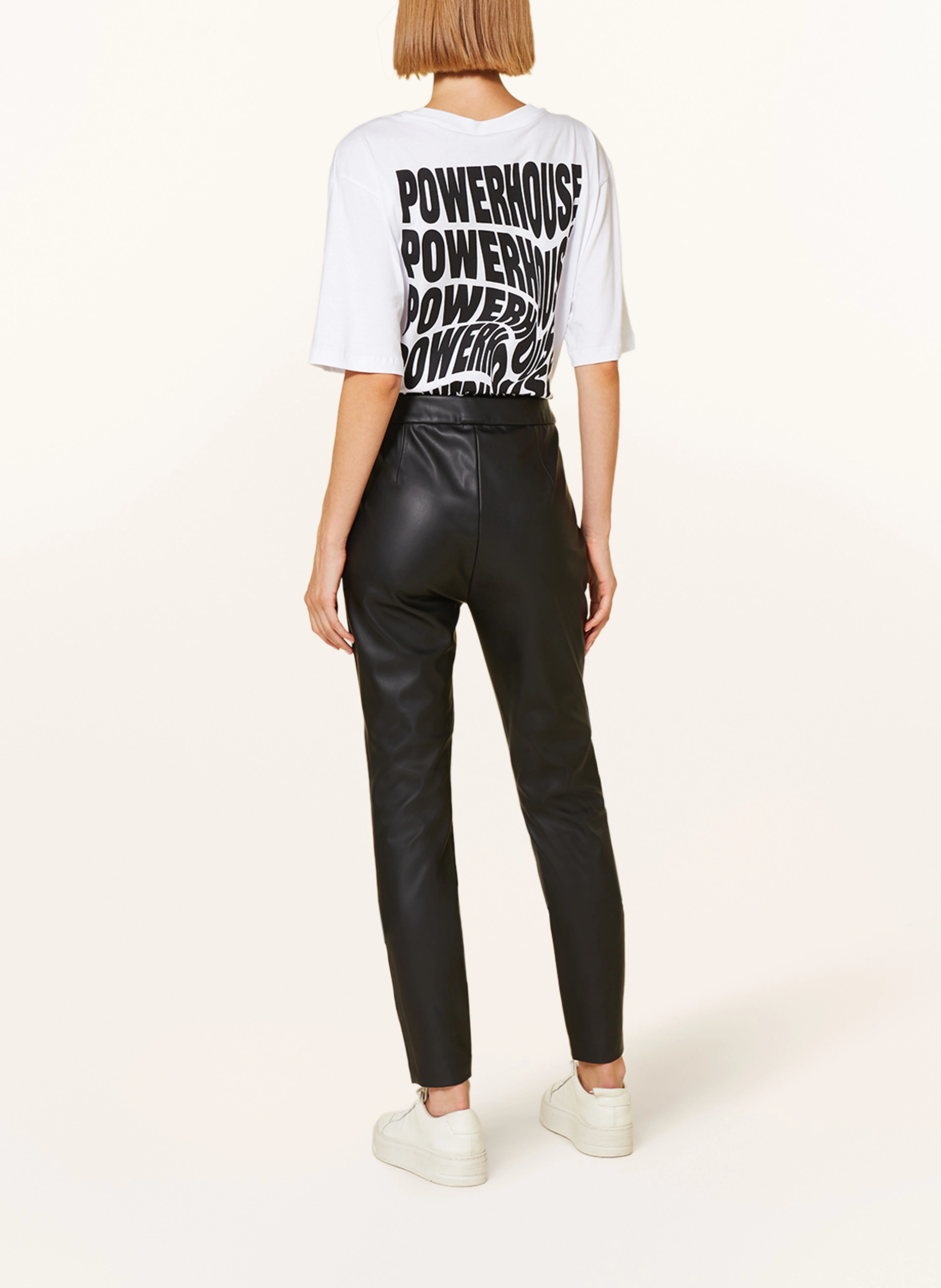 BOSS Leggings TASLIMAH in Lederoptik