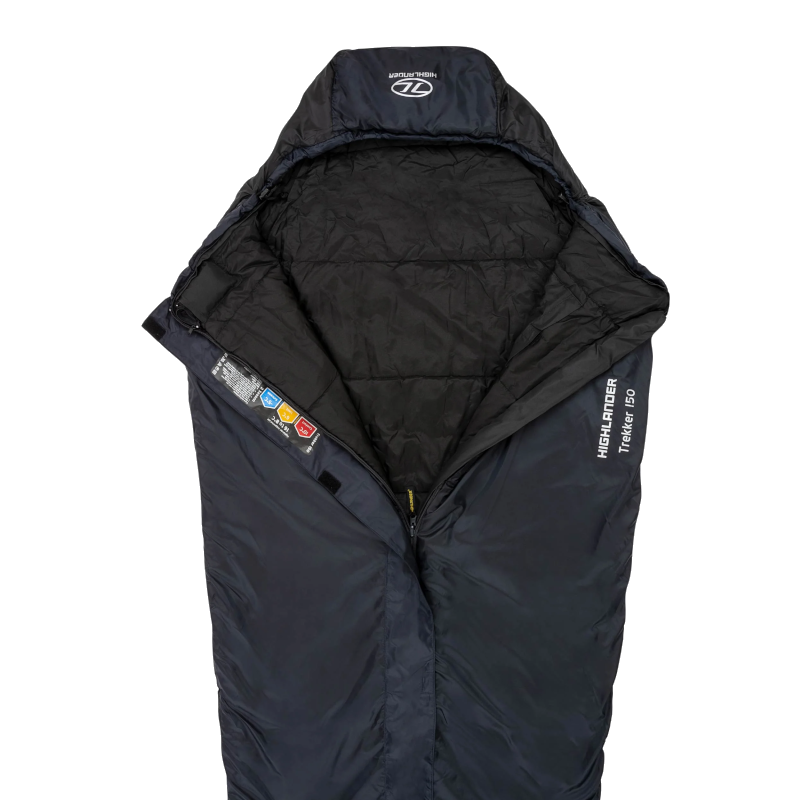 Highlander Trekker 150 mummyslaapzak - Black