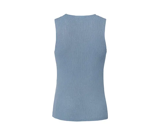 Stricktop, rauchblau