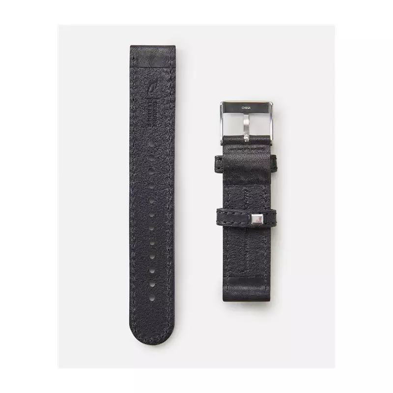 Bracelet montre RIPCURL Leather 20Mm Band Black