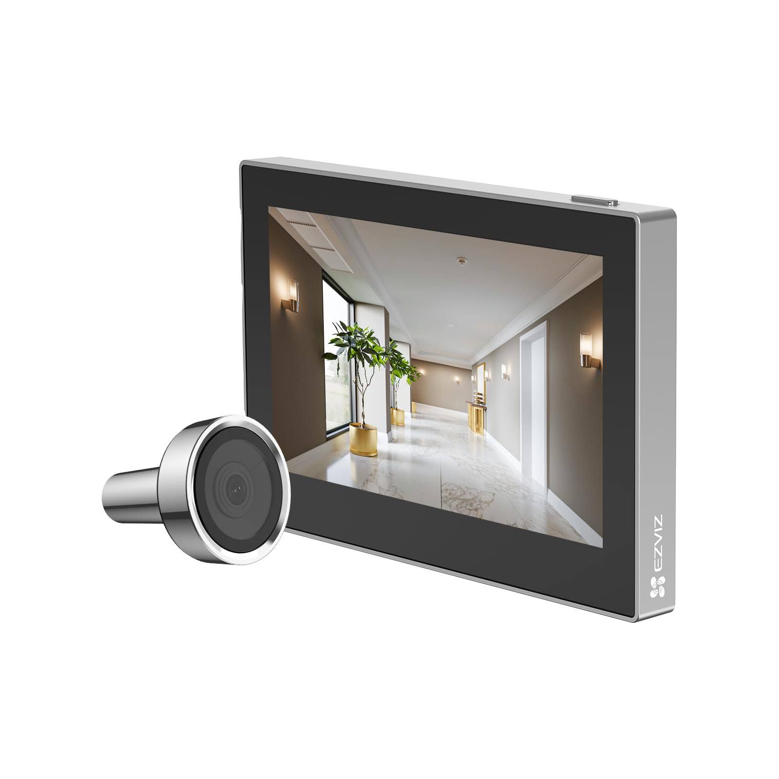 EZVIZ WLAN Türspion mit 4,3-Zoll-Farbbildschirm, 2MP Kabellose Video T