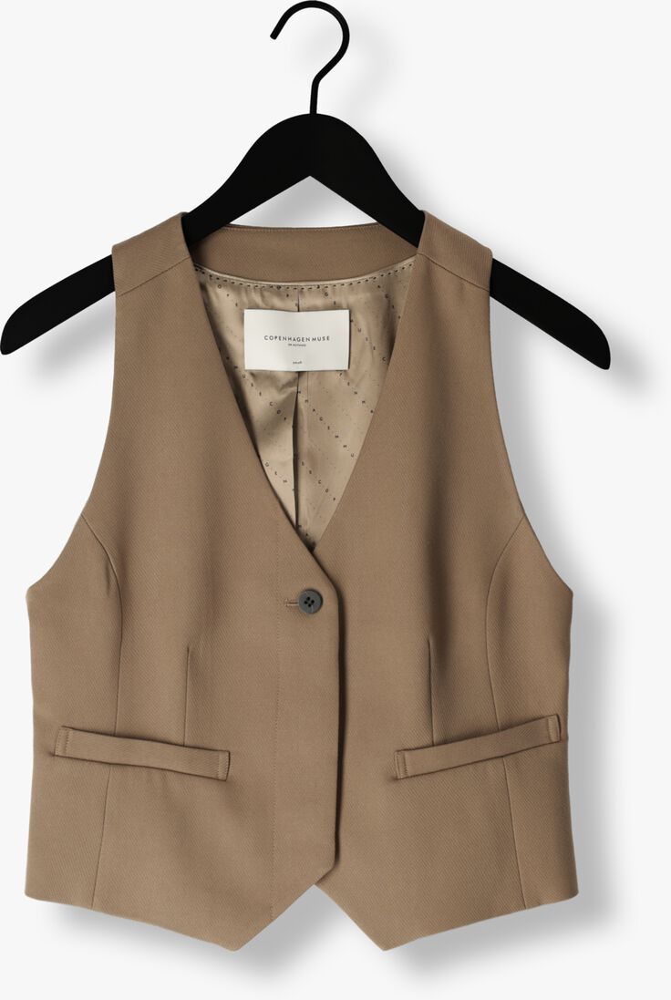 COPENHAGEN MUSE camel copenhagen muse gilet cmtailor-waistcoat
