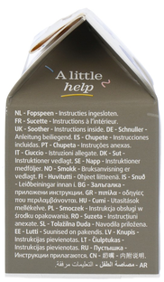Difrax Fopspeen Dental 18  Maanden - Pure Brick 1ST