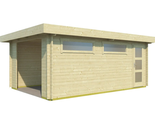 Enkele garage Outdoor Life Canberra zonder deur 360 x 540 cm natuurlijk