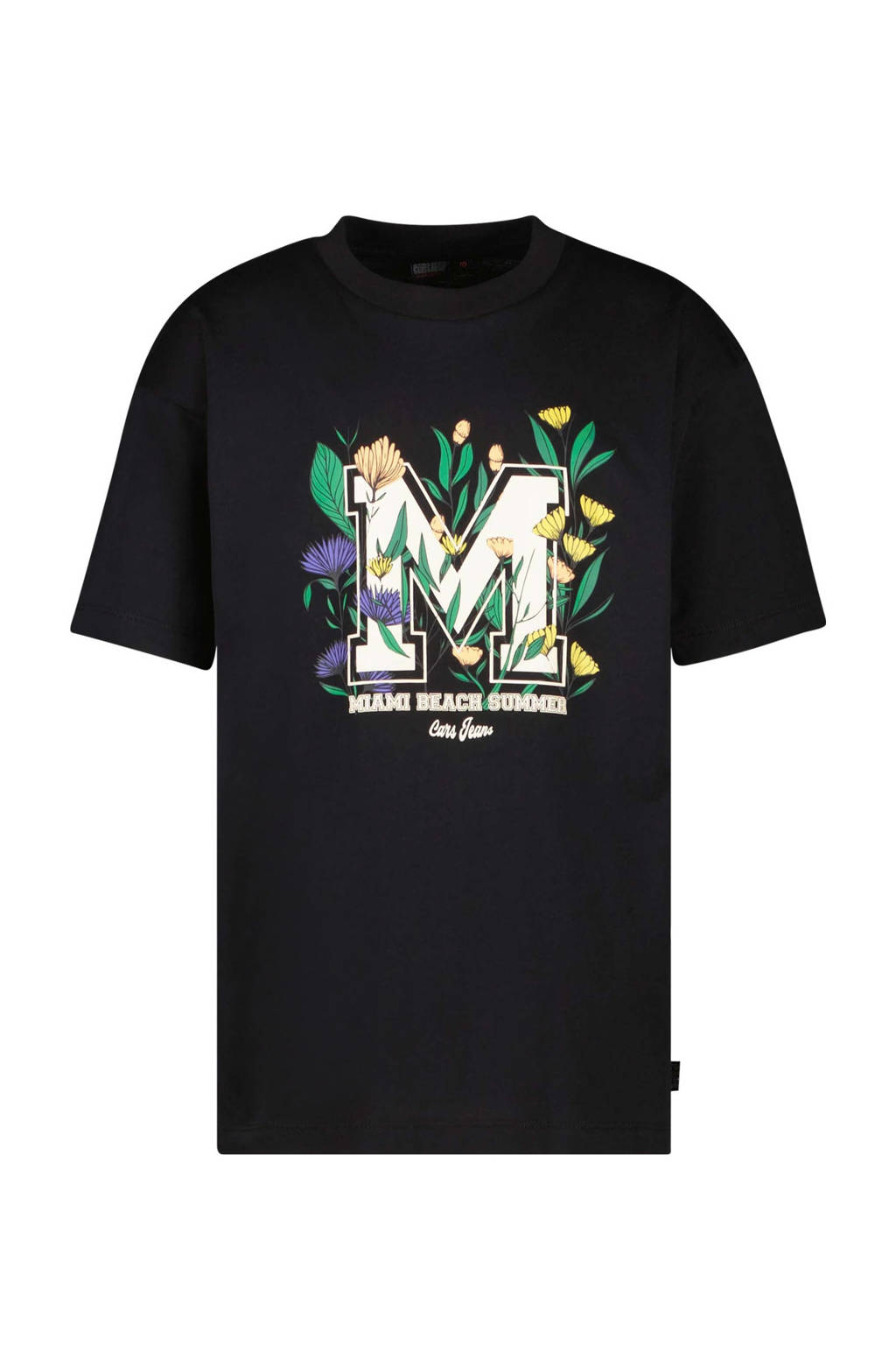 Cars T-shirt NORDA met printopdruk zwart