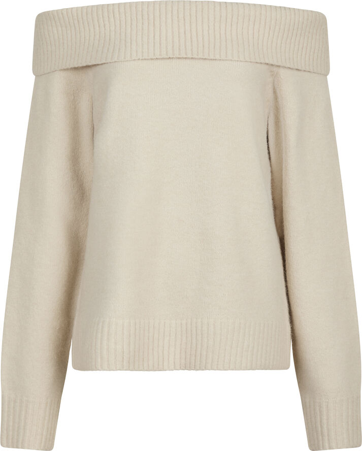 Neo Noir Jane Knit Blouse Ivory