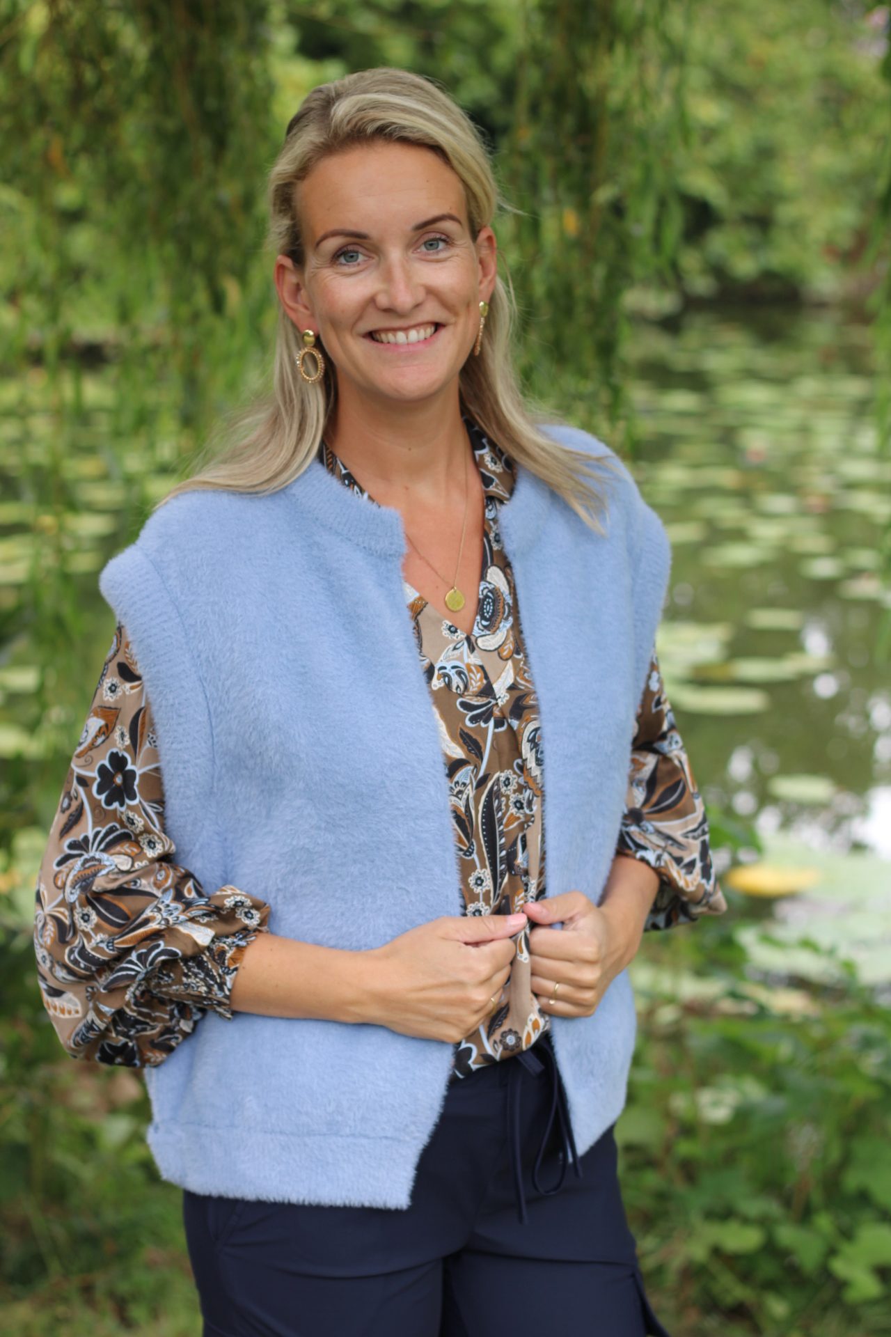 Culture - Ibi Dittemarie Long Sleeve Blouse - Sand Flower