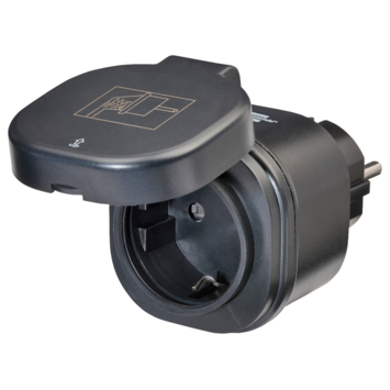 Brennenstuhl WiFi Adapterstekker Binnen/ Buiten Zwart