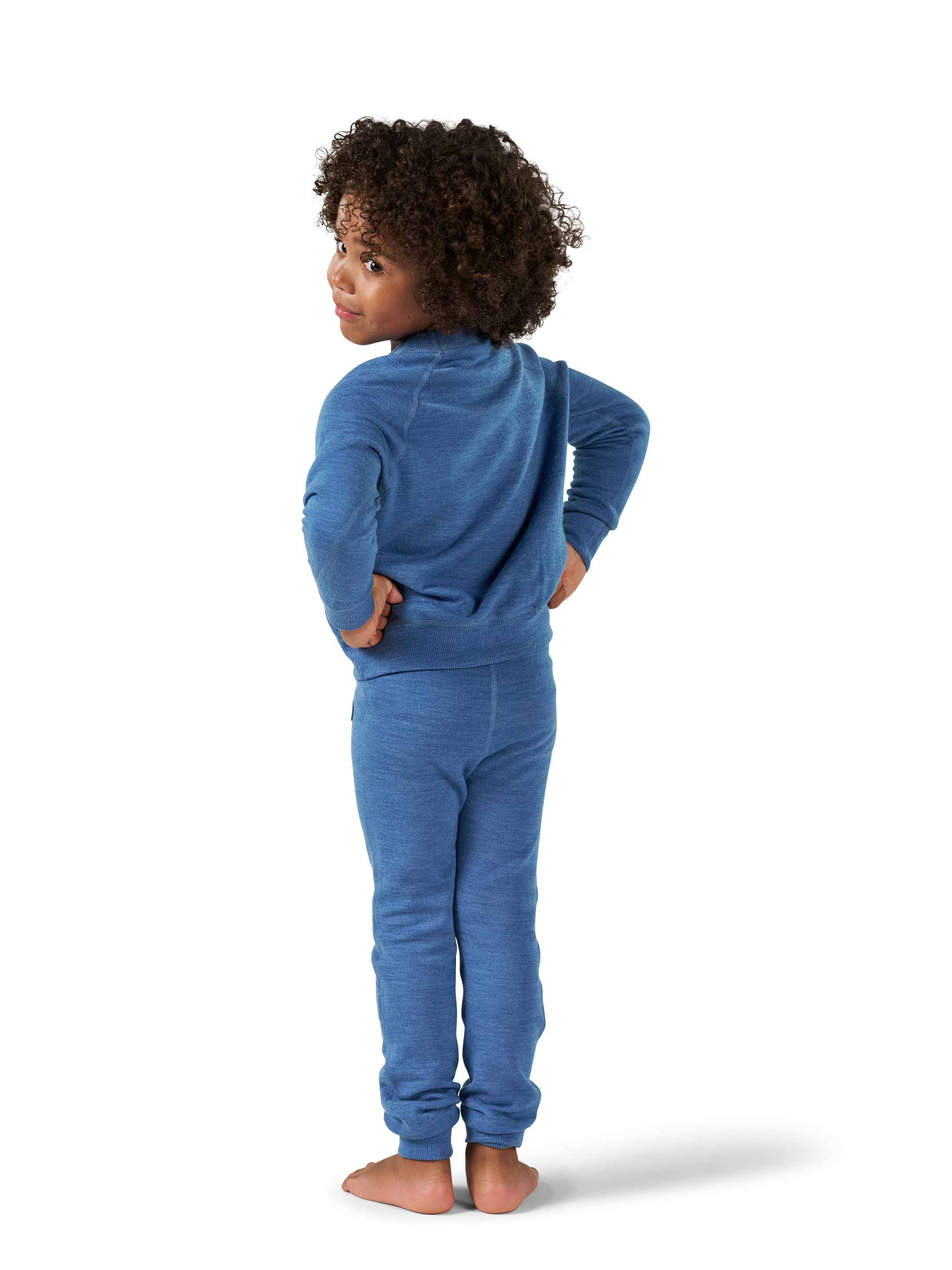 Broek van merinowollen terry voor kinderen