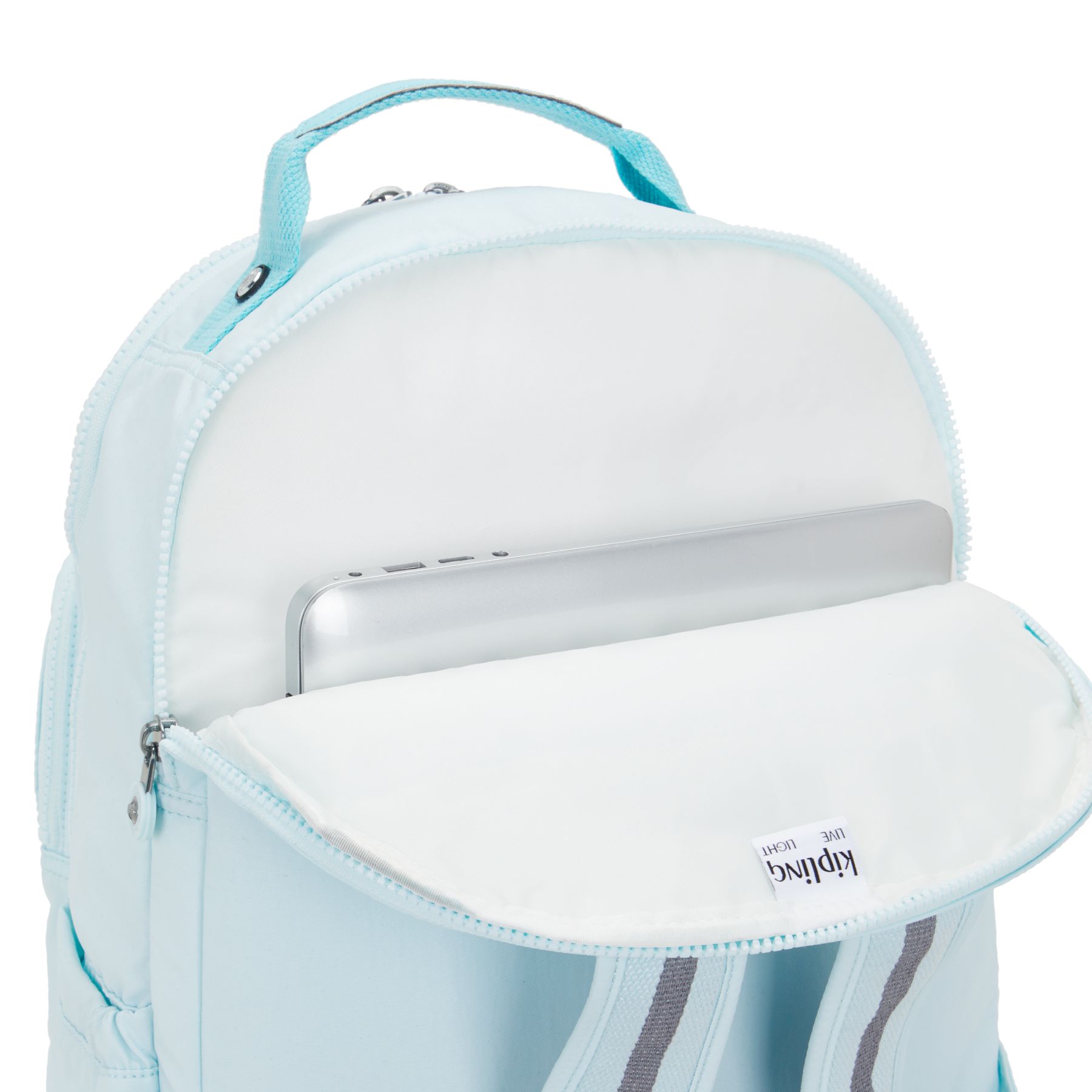 SEOUL LAP Grand sac à dos avec compartiment séparé pour ordinateur portable - Blue Sky Metallic