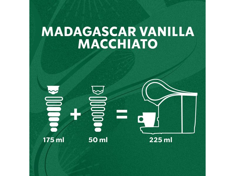 Starbucks Kaffeekapseln Madagascar Vanilla Macchiato 6 Port Kaffeekapseln für Nescafé Dolce Gusto Maschinen