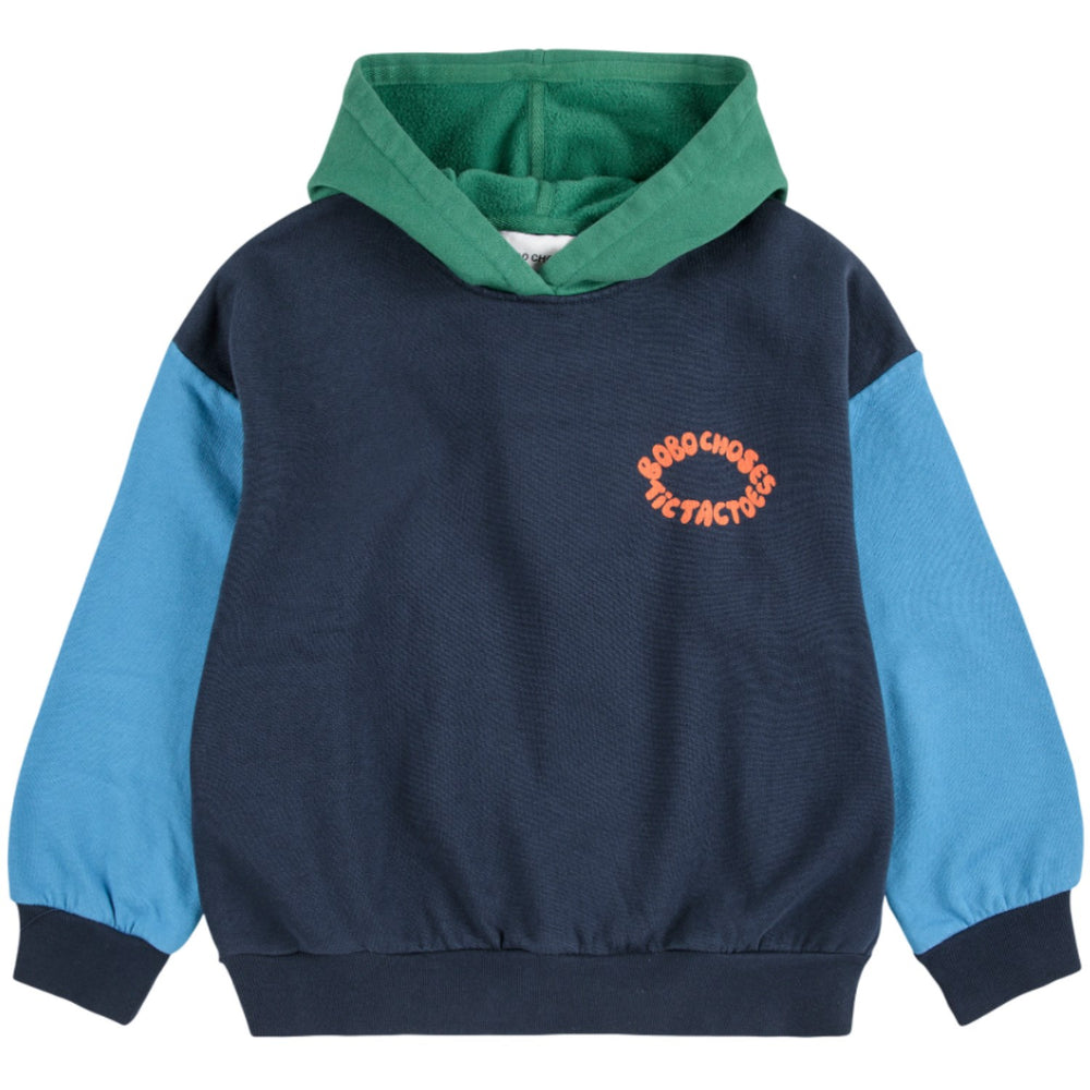 Køb Bobo Choses Multicolor Tic Tac Toe Farve Block Hættetrøje